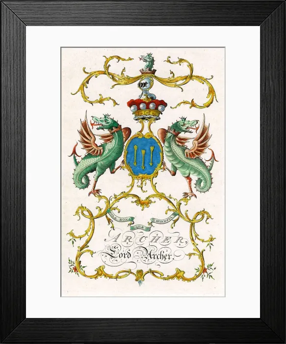 Framed Print : Archer - Lord Archer Framed Print : Archer - Lord Archer