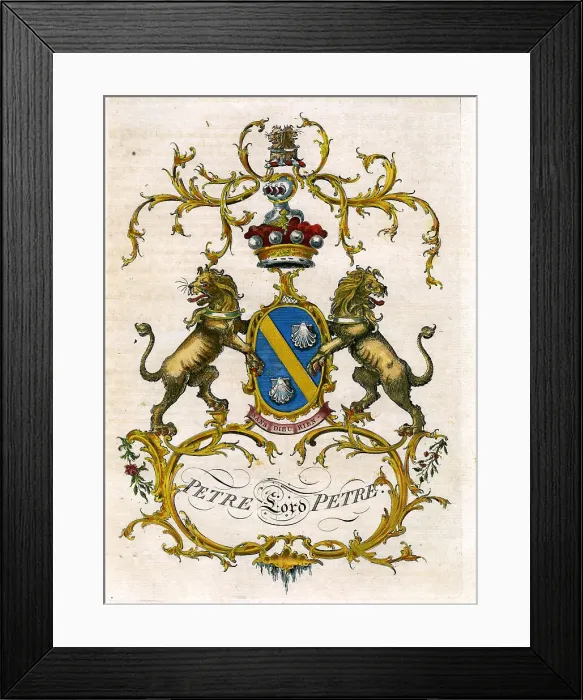 Framed Print : Petre - Lord Petre Framed Print : Petre - Lord Petre