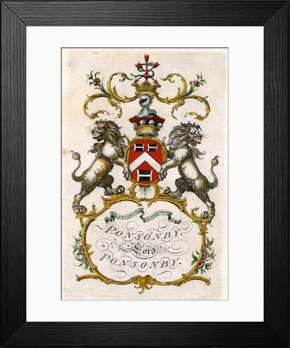 Framed Print : Ponsonby - Lord Ponsonby Framed Print : Ponsonby - Lord Ponsonby