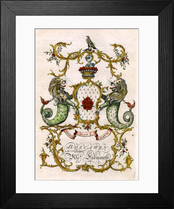 Framed Print : Boscawan - Viscount Falmouth