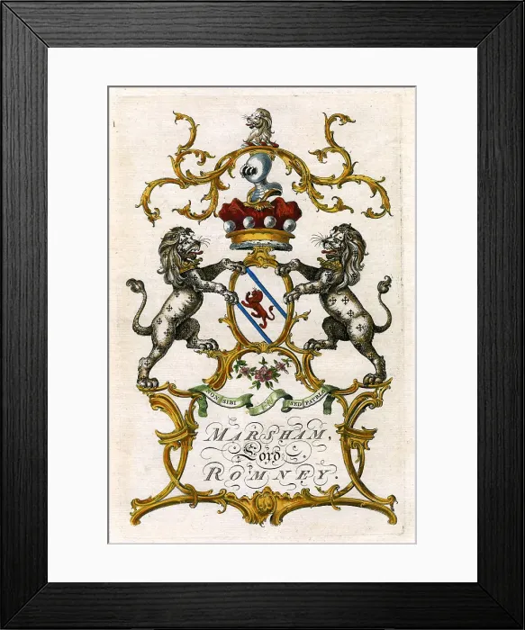 Framed Print : Marsham - Lord Romney Framed Print : Marsham - Lord Romney
