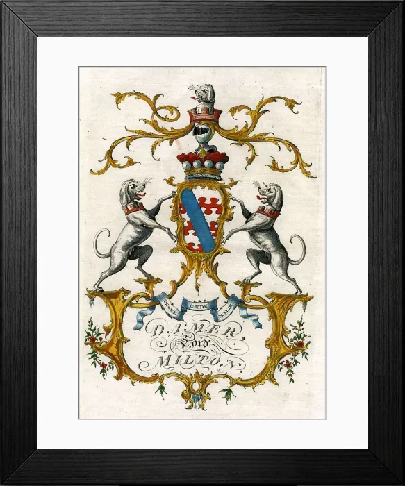 Framed Print : Damer - Lord Milton Framed Print : Damer - Lord Milton