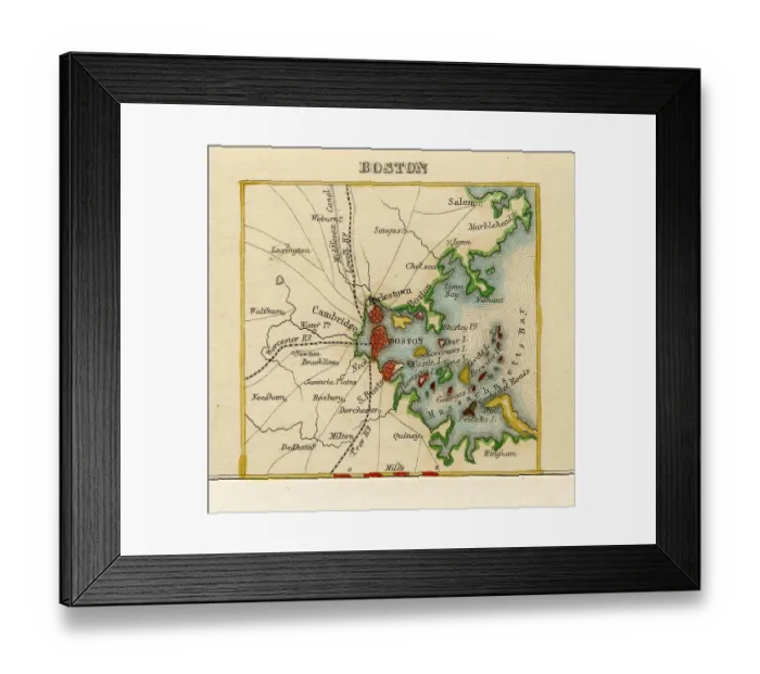 Framed Print : Boston Framed Print : Boston