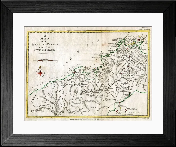 Framed Print : Isthmus of Panama Framed Print : Isthmus of Panama