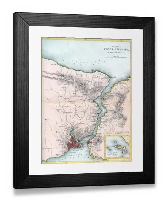 Framed Print : Constantinople And The Bosphorous Framed Print : Constantinople And The Bosphorous