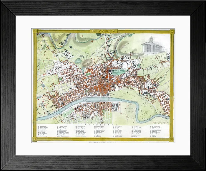 Framed Print : Glasgow Framed Print : Glasgow
