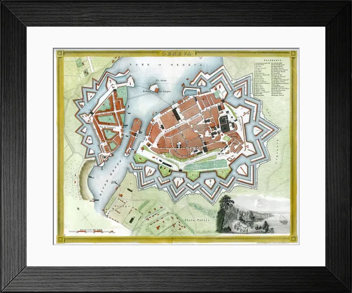 Framed Print : Geneva Framed Print : Geneva