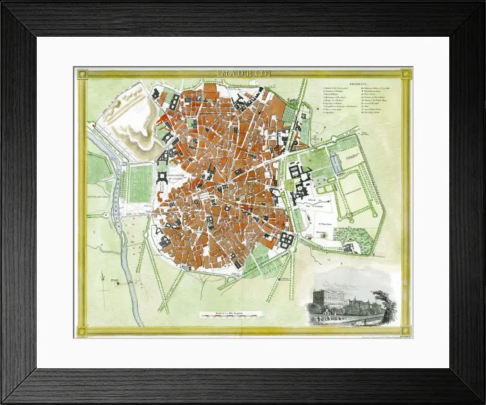 Framed Print : Madrid Framed Print : Madrid