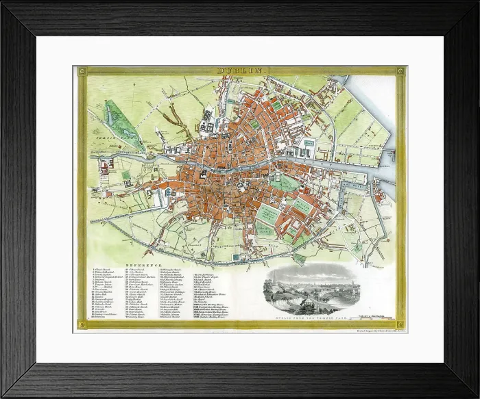 Framed Print : Dublin Framed Print : Dublin