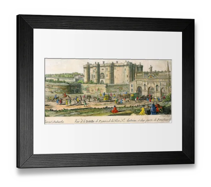 Framed Print : La Bastille Framed Print : La Bastille