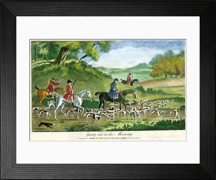 Framed Print : Hunting - Going Out In The Morning Framed Print : Hunting - Going Out In The Morning