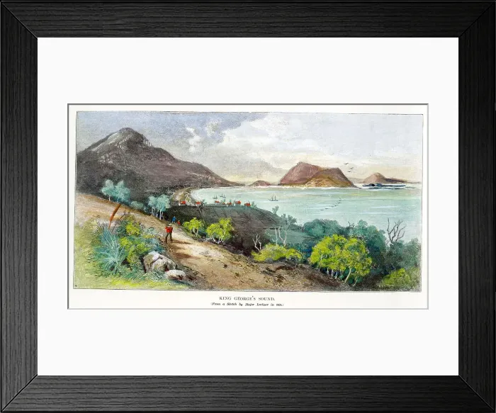 Framed Print : Western Australia - King George's Sound Framed Print : Western Australia - King George's Sound