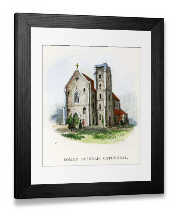 Framed Print : Western Australia - Roman Catholic Cathedral Framed Print : Western Australia - Roman Catholic Cathedral