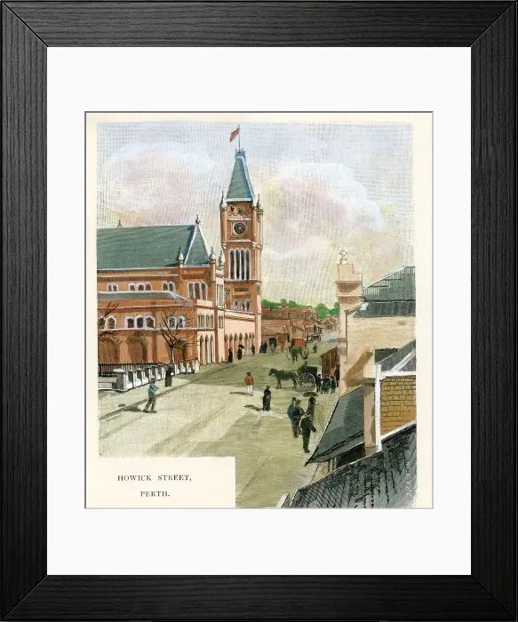 Framed Print : Western Australia - Howick Street, Perth Framed Print : Western Australia - Howick Street, Perth