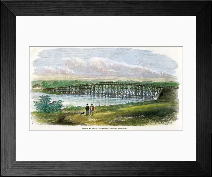 Framed Print : Western Australian - Bridge At North Fremantle Framed Print : Western Australian - Bridge At North Fremantle