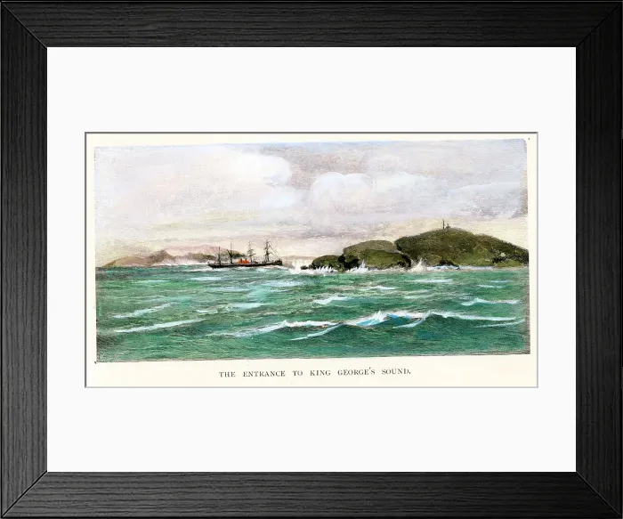 Framed Print : Western Australia - Entrance To King George's Sound Framed Print : Western Australia - Entrance To King George's Sound