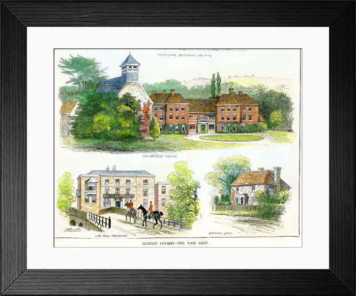 Framed Print : Lullingstone Castle / Lion Hotel Farningham ? Framed Print : Lullingstone Castle / Lion Hotel Farningham ?