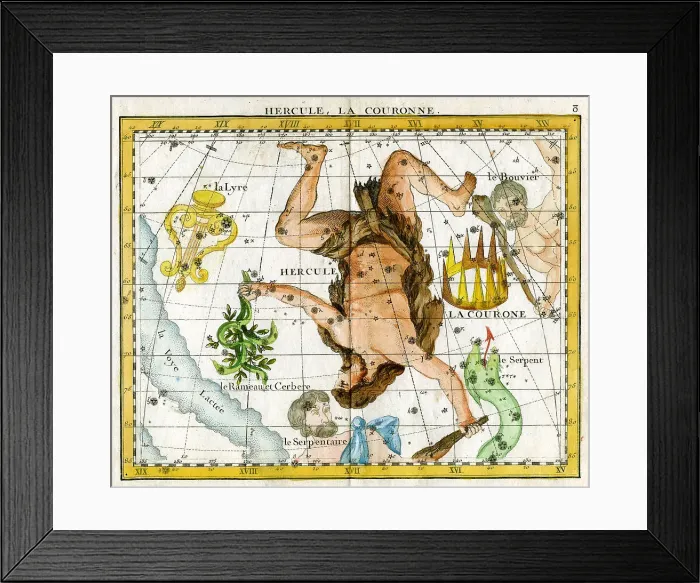 Framed Print : Hercules and Crown Framed Print : Hercules and Crown