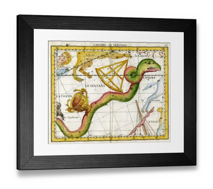 Framed Print : Hydra and Sextant Framed Print : Hydra and Sextant