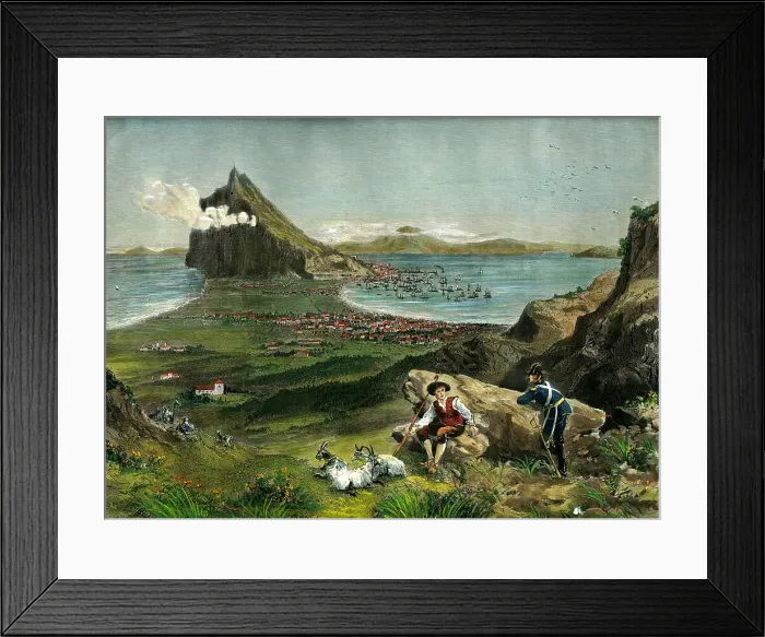 Framed Print : Gibraltar - The Queen's Birthday Framed Print : Gibraltar - The Queen's Birthday