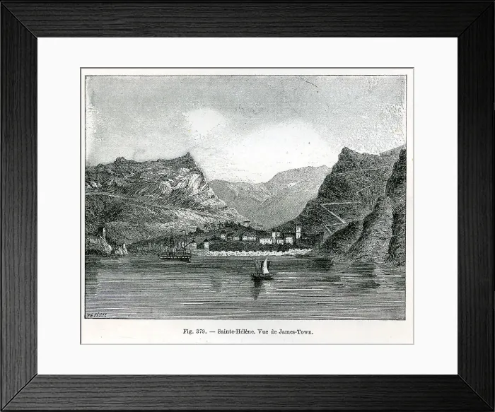 Framed Print : James Town, St Helena Framed Print : James Town, St Helena