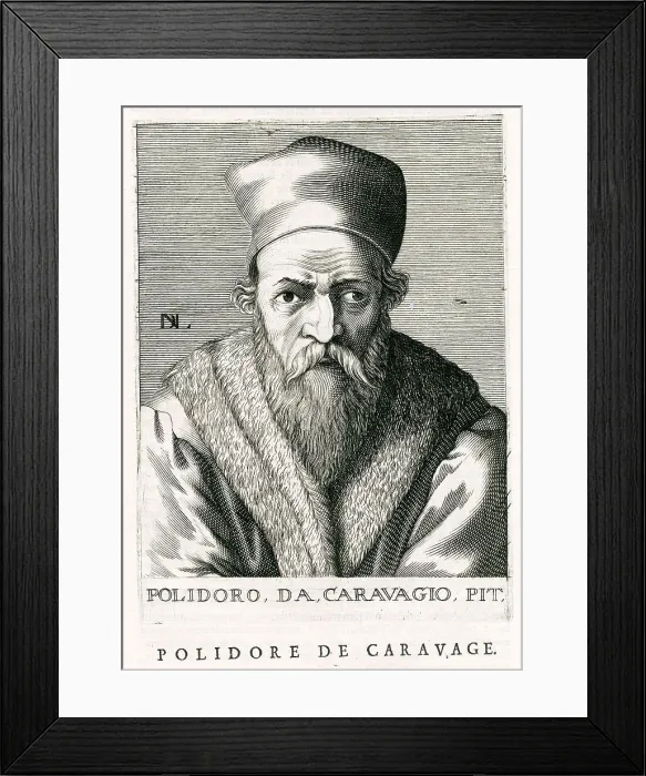 Framed Print : Polidoro De Caravagio Framed Print : Polidoro De Caravagio