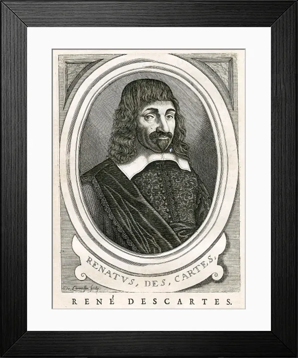 Framed Print : Rene Decartes Framed Print : Rene Decartes