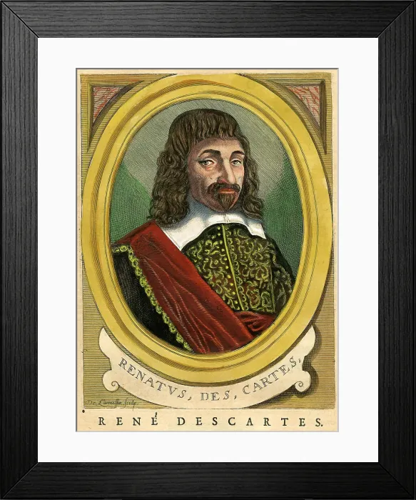 Framed Print : Rene Descartes Framed Print : Rene Descartes