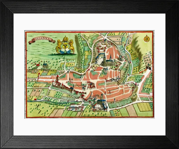 Framed Print : Lausanne Framed Print : Lausanne