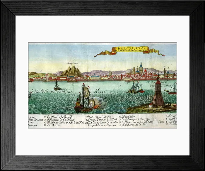 Framed Print : Barcelona Framed Print : Barcelona