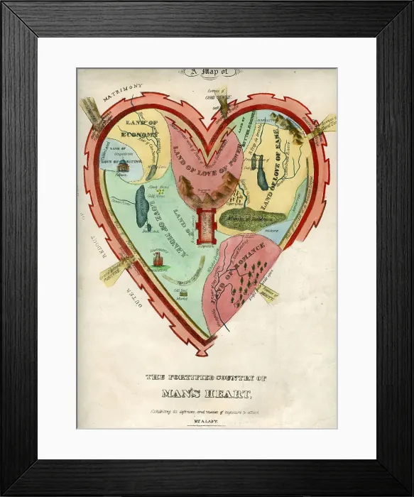 Framed Print : Man's Heart Framed Print : Man's Heart
