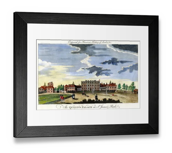 Framed Print : Queens Palace St James Park Framed Print : Queens Palace St James Park