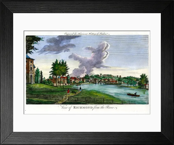 Framed Print : Richmond From The River Framed Print : Richmond From The River