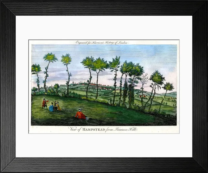 Framed Print : Hampstead From Primrose Hill Framed Print : Hampstead From Primrose Hill
