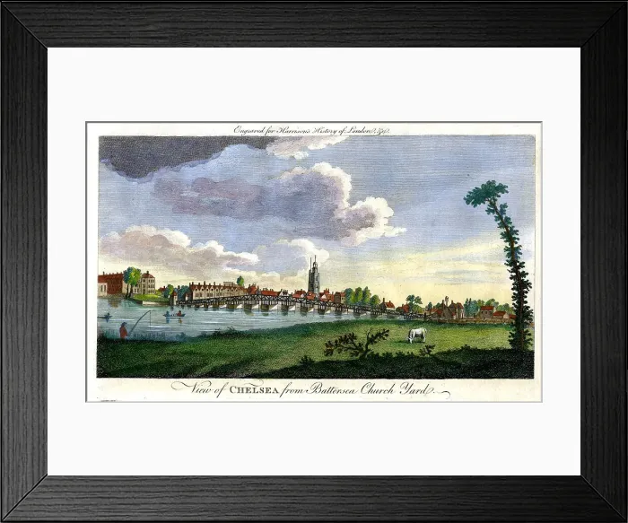 Framed Print : Chelsea From Battersey Framed Print : Chelsea From Battersey