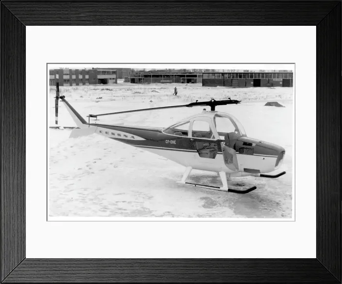 Framed Print : Cessna CH-1A Skyhook CF-OHE Framed Print : Cessna CH-1A Skyhook CF-OHE