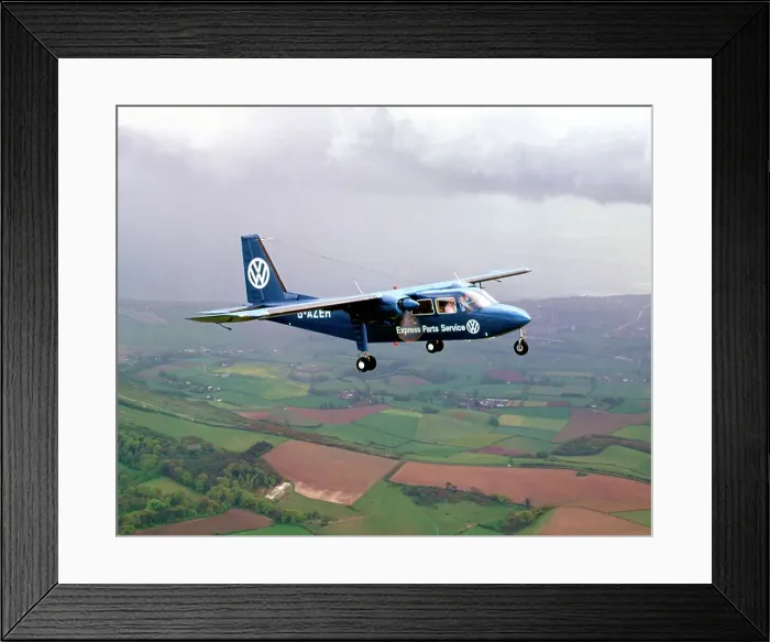 Framed Print : Britten-Norman BN. 2A-2 Islander G-AZEH Framed Print : Britten-Norman BN. 2A-2 Islander G-AZEH