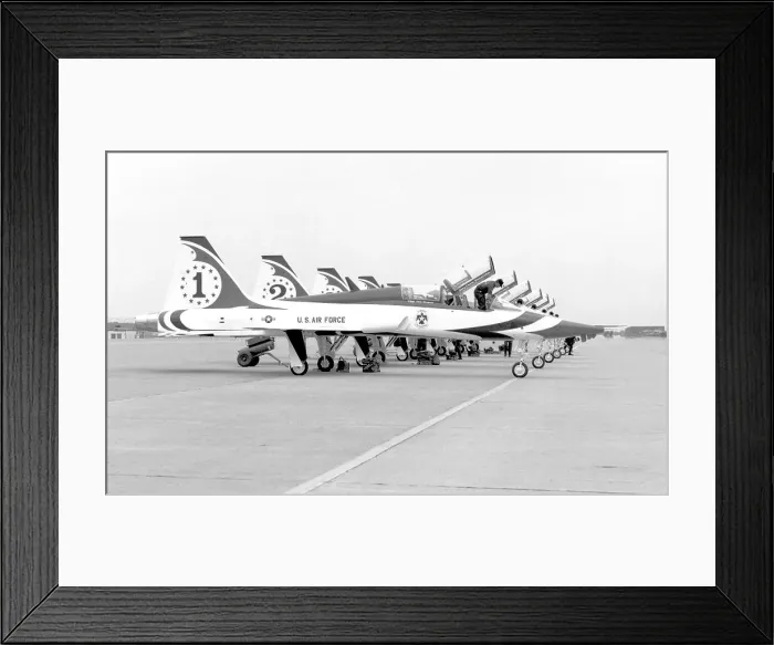 Framed Print : Northrop T-38A Talon 68-8138 - Thunderbird 1 Framed Print : Northrop T-38A Talon 68-8138 - Thunderbird 1