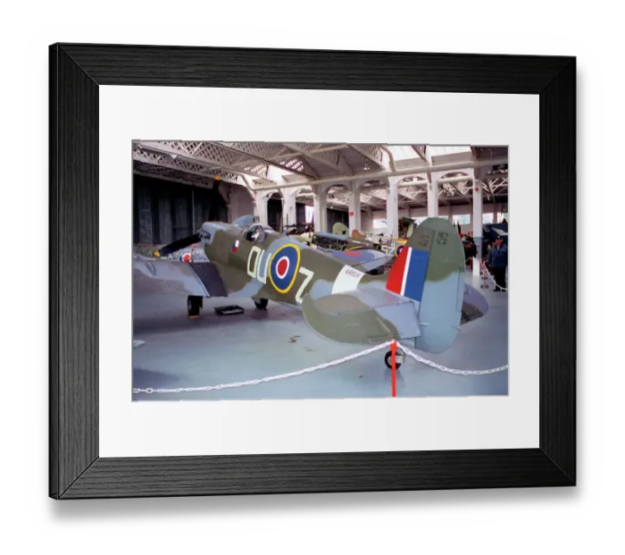 Framed Print : Supermarine 349 Spitfire LF Mk. VC G-BUWA - AR614 Framed Print : Supermarine 349 Spitfire LF Mk. VC G-BUWA - AR614
