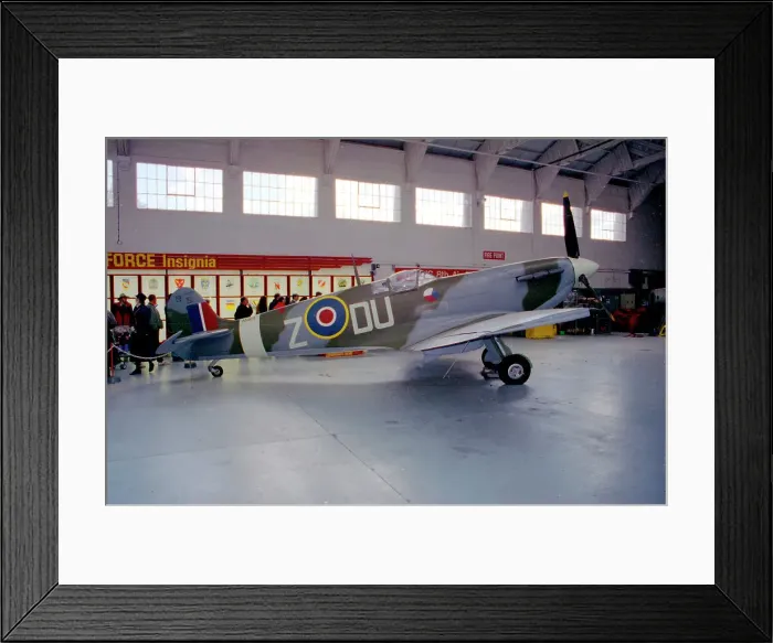 Framed Print : Supermarine Spitfire LF Mk. VC G-BUWA - AR614 Framed Print : Supermarine Spitfire LF Mk. VC G-BUWA - AR614