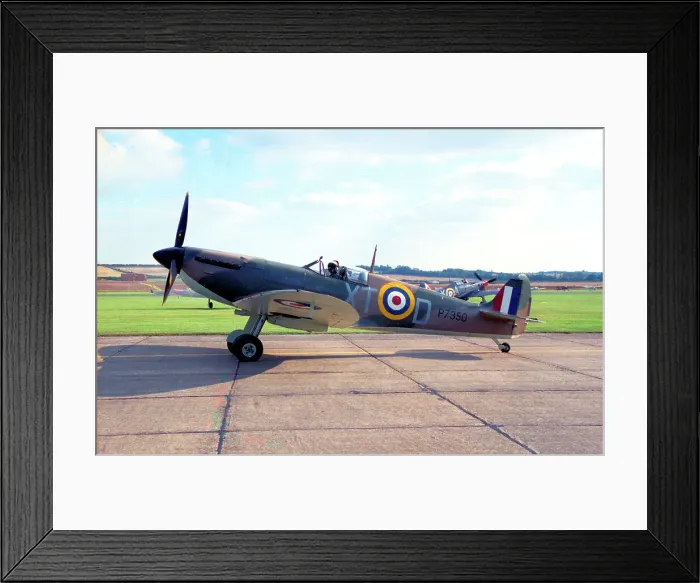 Framed Print : Supermarine Spitfire Mk Iia G-AWIJ - P7350 Framed Print : Supermarine Spitfire Mk Iia G-AWIJ - P7350