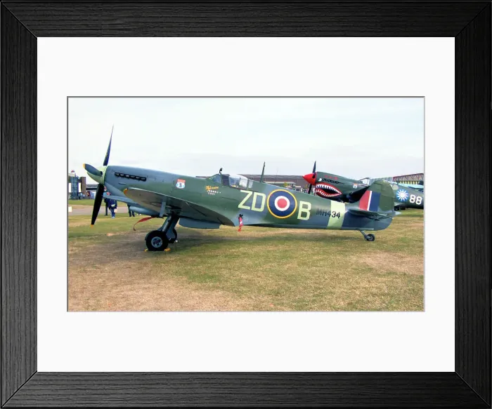 Framed Print : Supermarine Spitfire LF Mk. IXc G-ASJV - MH434 Framed Print : Supermarine Spitfire LF Mk. IXc G-ASJV - MH434
