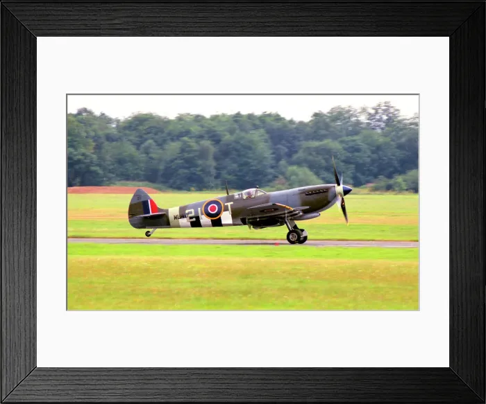 Framed Print : Supermarine Spitfire LF Mk. IXe G-BJSG - ML417 Framed Print : Supermarine Spitfire LF Mk. IXe G-BJSG - ML417