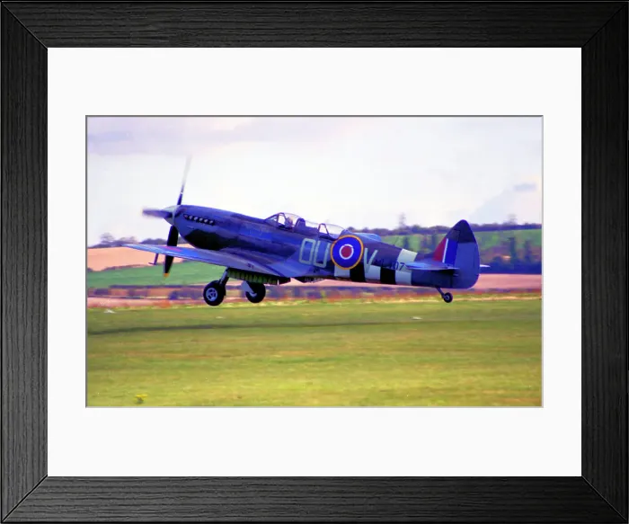 Framed Print : Supermarine Spitfire T Mk. IX G-LFIX - ML407 Framed Print : Supermarine Spitfire T Mk. IX G-LFIX - ML407