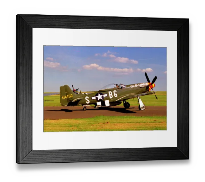 Framed Print : North American P-51D-10-NA Mustang 44-14450 - Old Crow Framed Print : North American P-51D-10-NA Mustang 44-14450 - Old Crow