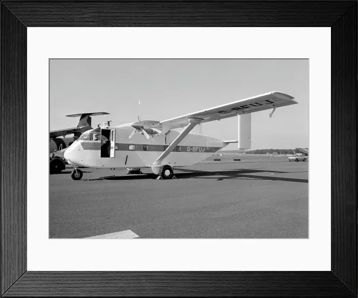 Framed Print : Short Skyvan 3M-100 G-BFUJ Framed Print : Short Skyvan 3M-100 G-BFUJ