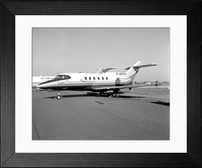 Framed Print : Hawker Siddeley HS. 125-700B G-BEFZ Framed Print : Hawker Siddeley HS. 125-700B G-BEFZ