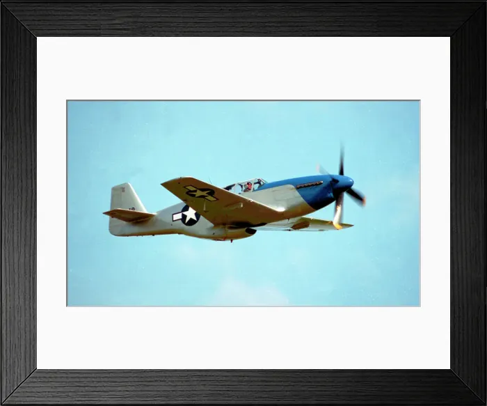 Framed Print : North American P-51C Mustang N487FS Framed Print : North American P-51C Mustang N487FS