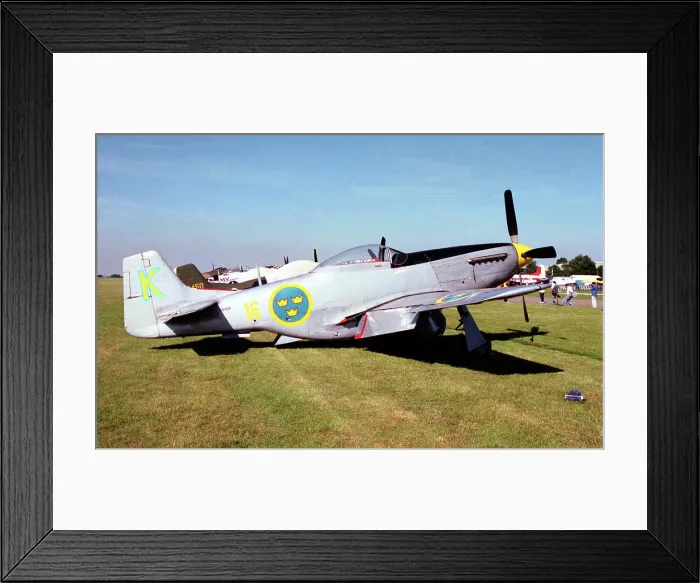 Framed Print : North American P-51D Mustang SE-BKG Framed Print : North American P-51D Mustang SE-BKG