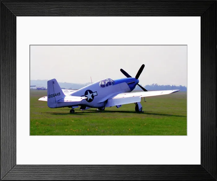 Framed Print : North American P-51C Mustang N487FS Framed Print : North American P-51C Mustang N487FS